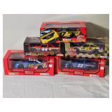 NASCAR Die Cast Model Cars Ð 1:24 Ð Racing Champions / Revell Ð Family Channel #16 Musgrove (1994), Small Soldiers #44 Stewart (1998), Spree #45 Petty (1999), Maxwell House #22 Labonte (1991), DeWa
