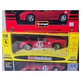 Ferrari Die Cast Model Cars Ð 1:18 Ð Burago / Jouef Evolution / EagleÕs Race / Chrono Ð 250 Le Mans (1965), 360 Modena (1999), 330 P4 Daytona (1967), 250 GTO Õ64, 250 GT SWB (1961), 512 Berlinett