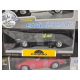 Ferrari Die Cast Model Cars Ð 1:18 Ð Burago / Jouef Evolution / EagleÕs Race / Chrono Ð 250 Le Mans (1965), 360 Modena (1999), 330 P4 Daytona (1967), 250 GTO Õ64, 250 GT SWB (1961), 512 Berlinett