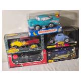 Die Cast Model Cars - 1:18 - American Muscle / Ansom / Maisto - Chevrolet Bel Air Street Machine (1957) / Cadillac Series 62 (1947) / Ford Newstalgia (1934) / Dodge Viper GTS Pace Car Indy 500 (1996)