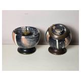 Decorative Art Pottery Footed Vessels Ð Matching Pair