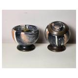 Decorative Art Pottery Footed Vessels Ð Matching Pair