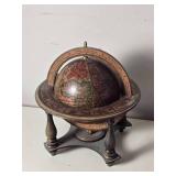 Vintage-Style Desk Globe on Wooden Stand Ð Decorative World Globe