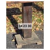 Weathered Arts & Crafts Wood Table