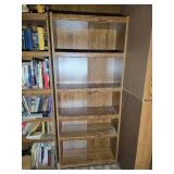 Tall 5-Shelf Wood Laminate Bookcase
