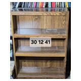 Woodgrain Laminate 3-Shelf Bookcase