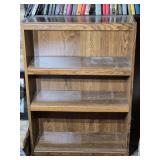 Woodgrain Laminate 3-Shelf Bookcase
