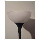 Modern Black Floor Lamp with Uplight & Reading Light