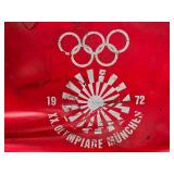 1972 Munich Olympics Red Duffel Bag