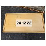 Two-Tier Painted Wood Side Table Ð Yellow