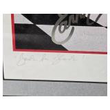 *AUTOGRAPH* *DALE EARNHARDT - Framed Dale Earnhardt Illustrated Print Ð Goodwrench #3 Monte Carlo