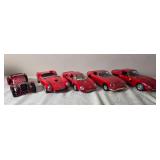 Ferrari Die Cast Model Cars - 1:18 - Spark / Burago / ERTL - Ferrari GTO (1962) / GTB-4 (1966) / 250 Le Mans (1965) / 250 Testa Rossa (1957)