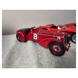 Ferrari Die Cast Model Cars - 1:18 - Spark / Burago / ERTL - Ferrari GTO (1962) / GTB-4 (1966) / 250 Le Mans (1965) / 250 Testa Rossa (1957)