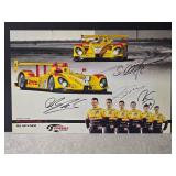 Porsche RS Spyder Penske Racing Autographed Team Print