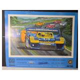 1997 Merrill Lynch / Brian Redman Road America Poster Ð Carroll Shelby Artwork