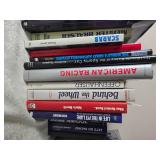 Large Mixed Motorsports & Racing History Book Lot Ð 18+ Volumes