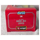 Die Cast Model Cars - 1:24 - Burago - BMW M3 (1993)