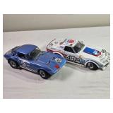 Corvette Racer Pair – 1:18 Scale – Blue #80 & Lifesaver #48