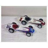Bundle: Two 1:18 Indy Roadster Die-Cast Models – Willard Battery Special #98 + Bowes Seal Fast Special #1
