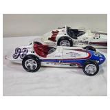 Bundle: Two 1:18 Indy Roadster Die-Cast Models – Willard Battery Special #98 + Bowes Seal Fast Special #1
