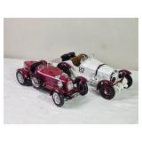 Vintage 1:18 Burago Classic Roadster Duo – Alfa Romeo 8C & Mercedes-Benz SSK Models
