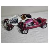 Vintage 1:18 Burago Classic Roadster Duo – Alfa Romeo 8C & Mercedes-Benz SSK Models