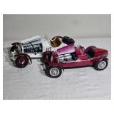 Vintage 1:18 Burago Classic Roadster Duo – Alfa Romeo 8C & Mercedes-Benz SSK Models
