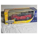 1:18 Die-Cast Corvette Duo – 2009 Corvette ZR1 (Jada Bigtime Muscle) & 2016 Corvette Stingray “Crosshairs” Transformers Metals Die-Cast – Boxed Pair