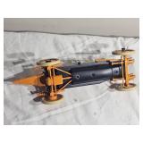 Vintage 1:18 Mercer-Type #32 Early Indy Racer Model w/ Driver – Brass-Era Style Display Car