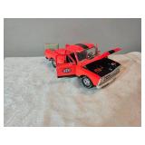 1:18 Scale STP Chevy Pickup Truck & Matching Dual-Axle Race Trailer – Die-Cast Model Lot