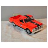 1:18 Scale STP Chevy Pickup Truck & Matching Dual-Axle Race Trailer – Die-Cast Model Lot