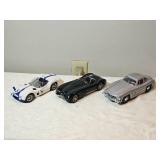 1:18 Die-Cast Sports Car Trio – Maserati Tipo 61 “Birdcage” / Jaguar C-Type / Mercedes-Benz 300SL Gullwing