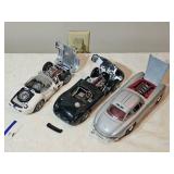 1:18 Die-Cast Sports Car Trio – Maserati Tipo 61 “Birdcage” / Jaguar C-Type / Mercedes-Benz 300SL Gullwing