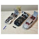 1:18 Die-Cast Sports Car Trio – Maserati Tipo 61 “Birdcage” / Jaguar C-Type / Mercedes-Benz 300SL Gullwing