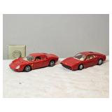 Group of 2 Vintage Ferrari Die-Cast Models – Ferrari 250 LM & Ferrari 308 GTB – 1:18 Scale
