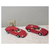 Group of 2 Vintage Ferrari Die-Cast Models – Ferrari 250 LM & Ferrari 308 GTB – 1:18 Scale