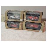 Lot of 4 – Brumm 1:43 Die-Cast Vintage Race Cars – Ferrari / Auto Union / Fiat – New Old Stock in Boxes