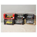 Lot of 6 Die-Cast 1:43 Racing Models – Porsche 550 RS / 550 Spyder / Porsche 908 / Auto Union Rekordwagen – Brumm & Best, Made in Italy