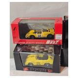 Lot of 6 Die-Cast 1:43 Racing Models – Porsche 550 RS / 550 Spyder / Porsche 908 / Auto Union Rekordwagen – Brumm & Best, Made in Italy