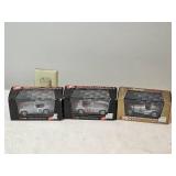 Lot of 3 Brumm 1:43 Mercedes Racing Models – 300 SLR Le Mans / Mille Miglia & W125 Grand Prix – Made in Italy (Boxed)