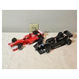 1:18 Diecast Open-Wheel Race Cars – Ferrari F1 2000 (Michael Schumacher Collection) & Indy Racing League Sprint PCS #5 (Maisto) – Lot of 2