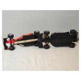 1:18 Diecast Open-Wheel Race Cars – Ferrari F1 2000 (Michael Schumacher Collection) & Indy Racing League Sprint PCS #5 (Maisto) – Lot of 2