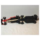 1:18 Diecast Open-Wheel Race Cars – Ferrari F1 2000 (Michael Schumacher Collection) & Indy Racing League Sprint PCS #5 (Maisto) – Lot of 2