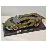 Maisto 1:18 Lamborghini Sián FKP 37 – Olive Metallic / Display Base