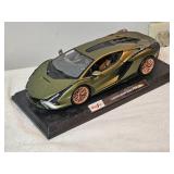 Maisto 1:18 Lamborghini Sián FKP 37 – Olive Metallic / Display Base