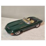 Pair of Jaguar Die-Cast Models – 1:18 Jaguar XK-E Roadster & 1939 Jaguar SS-100 by Franklin Mint