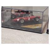 Lot of 3 Ferrari 1:43 Die-Cast Models – Brumm Quattro Q4154 & Q4153 + Vitesse Ferrari 312T (1975 Niki Lauda) – Limited Editions w/ Display Cases