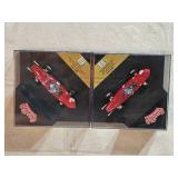 Lot of 3 Ferrari 1:43 Die-Cast Models – Brumm Quattro Q4154 & Q4153 + Vitesse Ferrari 312T (1975 Niki Lauda) – Limited Editions w/ Display Cases