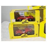 Lot of 6 Art Model 1:43 Ferrari Die-Cast Cars – Mille Miglia / Le Mans / Historic Racers + Ferrari 312T Lauda Display
