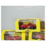 Lot of 6 Art Model 1:43 Ferrari Die-Cast Cars – Mille Miglia / Le Mans / Historic Racers + Ferrari 312T Lauda Display